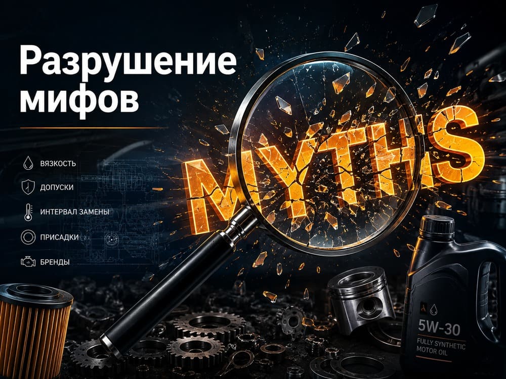 Разрушение мифов о моторном масле